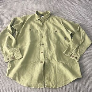 Green Patagonia Button-Up